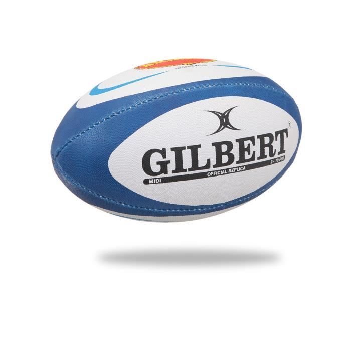GILBERT Ballon de rugby REPLICA Agen Taille Midi