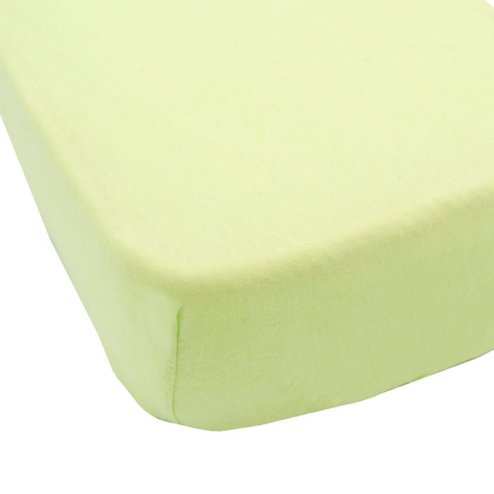 BABYCALIN Drap Housse Bébé Vert 60 x 120 cm Jersey 130gr/m²
