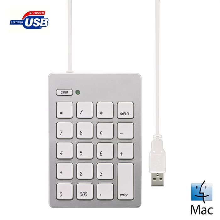 Mobility Lab pavé numérique pour Mac 20 touches