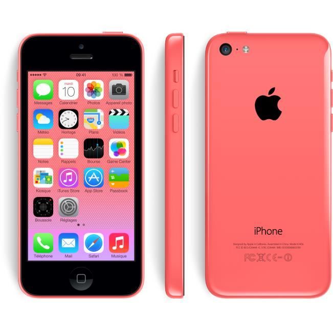 Apple iPhone 5C Rose 8Go - Achat smartphone pas cher, avis et meilleur prix - Cdiscount