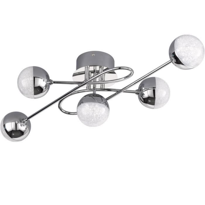 Plafonnier Salon Verre Led 22170 Couloir Honsel Chrome Boules Spots Leuchten Luminaire Lampe Plafond kN8PXOnwZ0