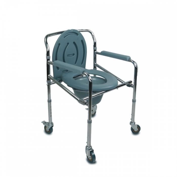 chaise Chaise WcPliableAvec CouvercleRoulettes Percée Et lFcTKu1J3