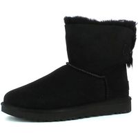 BOTTE UGG Bottes Mini Bailey Bow II - Femme - Cuir - Noi BOTTE UGG Bottes Mini Bailey Bow II - Femme - Cuir - Noi