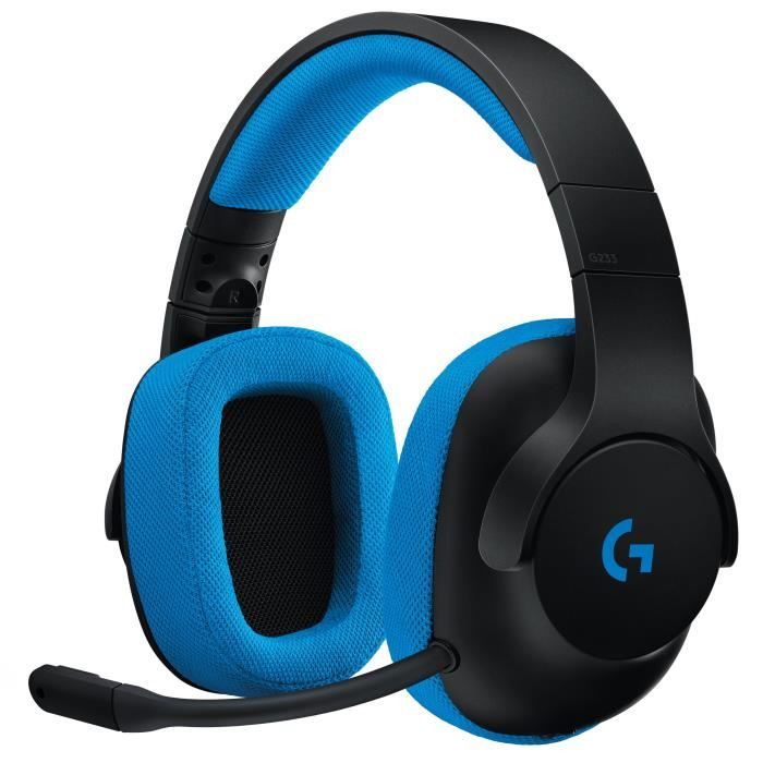 LOGITECH Micro Casque Gamer G233 Prodigy - Pour PC, PS4, Xbox One et Nintendo Switch