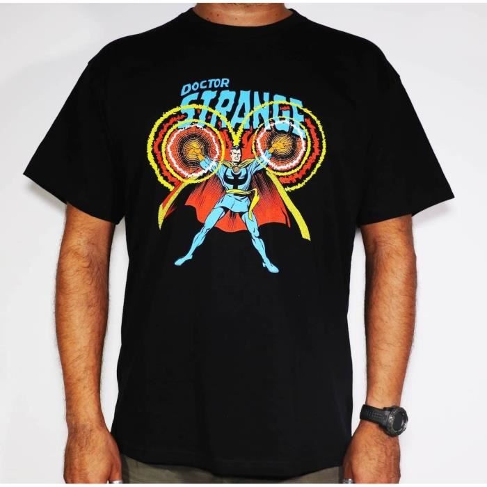 T-shirt Doctor Strange Lightnings - Homme Noir