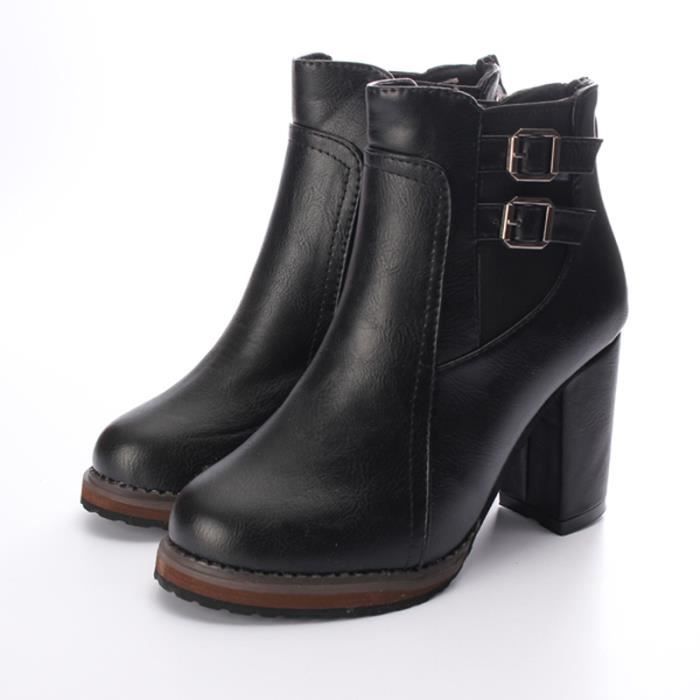 bottine en daim camel femme