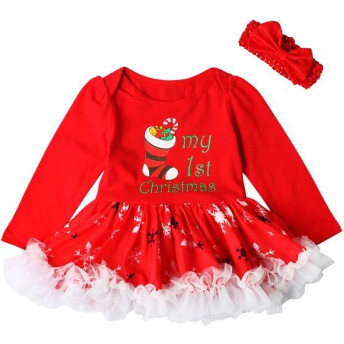 Robe de fete de noel fille - Achat / Vente pas cher