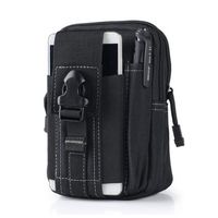 SAC BANANE 1x Sacoche Tactique Ceinture Noir Accessoire Homme SAC BANANE 1x Sacoche Tactique Ceinture Noir Accessoire Homme