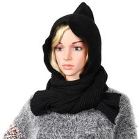 ECHARPE - FOULARD Vbiger Capuchon Écharpe Chaude Écharpe en Tricot p ECHARPE - FOULARD Vbiger Capuchon Écharpe Chaude Écharpe en Tricot p