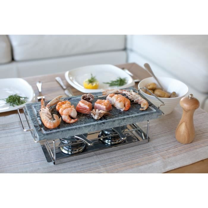 BEKA Pierre à griller 37x19cm gris