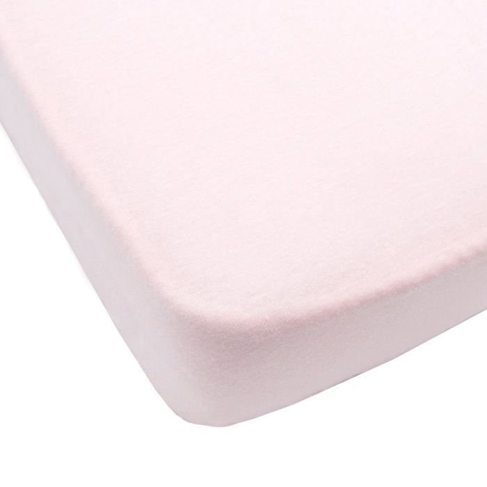 BABYCALIN Drap Housse Bébé Rose 60 x 120 cm Jersey 130gr/m²