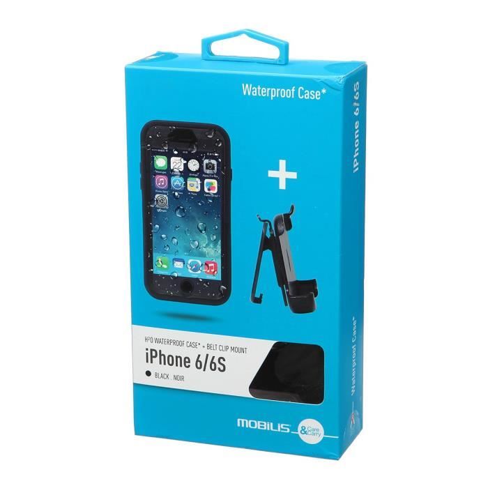 Mobilis Coque silicone pour Iphone 6 / 6s - Noir