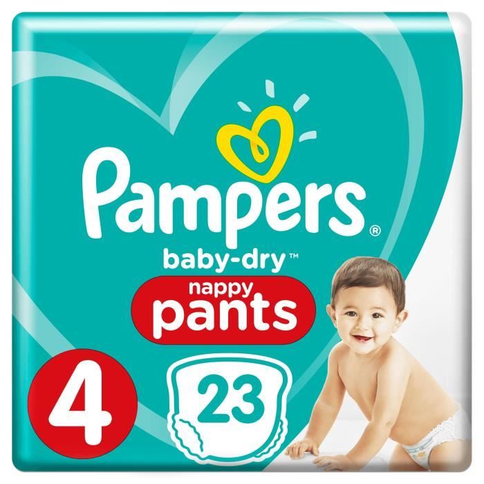 Pampers Baby Dry Pants T4 8 15kg 23 couches