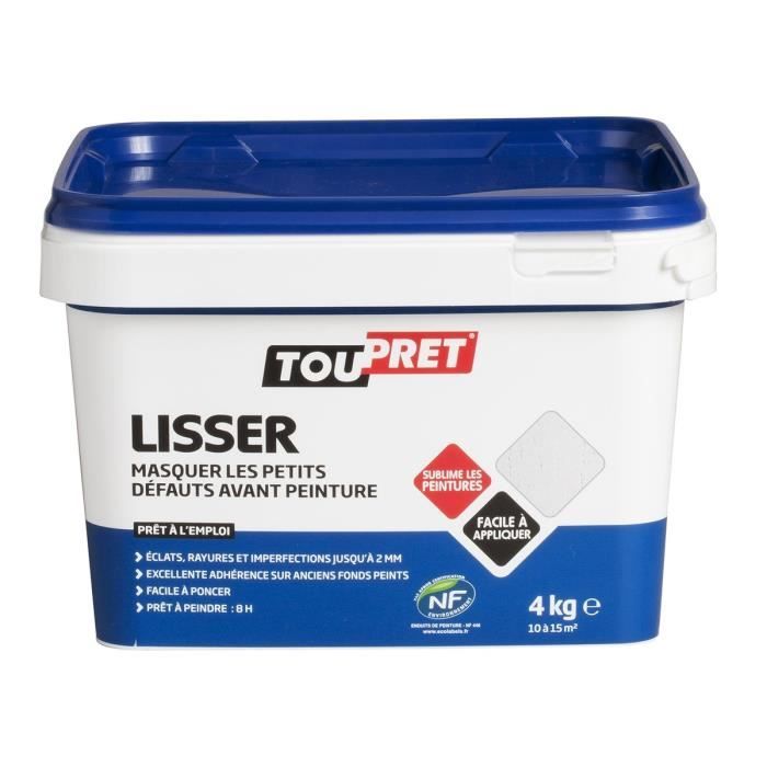 TOUPRET Enduit pâte de lissage 4 kg