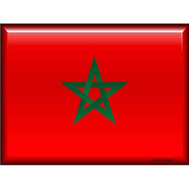 PLAQUE METAL 20X15cm DRAPEAU MAROCAIN MAROC   Achat / Vente TABLEAU