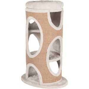 TRIXIE Cat Tower Osana 86cm - Gris clair et brun - Pour chat