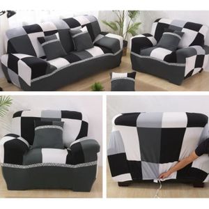 HOUSSE DE CANAPE Housse De Canapé 3 Places Super Stretch 190-230Cm 