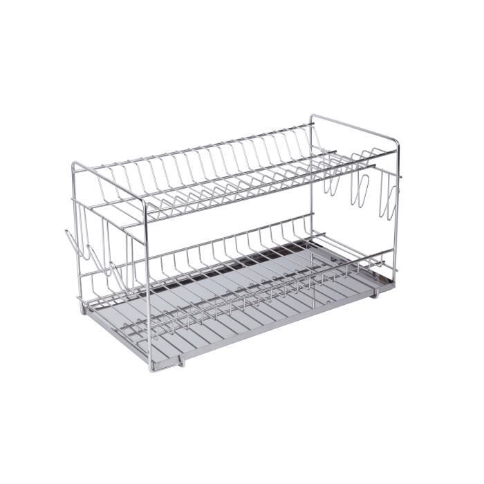 SAUVIC Égouttoir à vaisselle inoxydable pour 20 assiettes