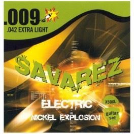 SAVAREZ SA X50XL Jeu Electrique Nickel explosion Extra Light