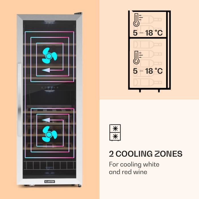 Klarstein Vinamour 54D - Cave à vin réfrigérée2