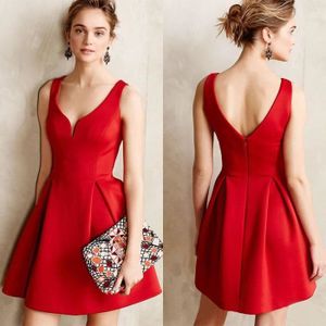 Vente Rouge Cocktail Robe Achat Cher Pas XZukOPi