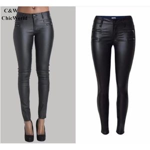 Pantalon enduit femme - Achat / Vente pas cher