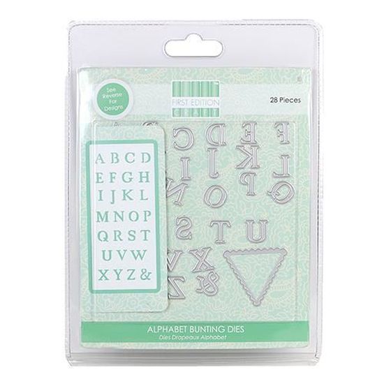 Gabarit de découpe U, V, W, X pour machine Double Do hauteur lettre: 1,2cm