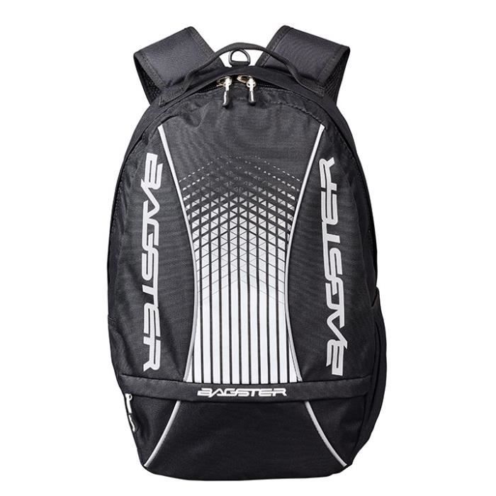 BAGSTER Sac à dos moto - Player Evo - noir/blanc