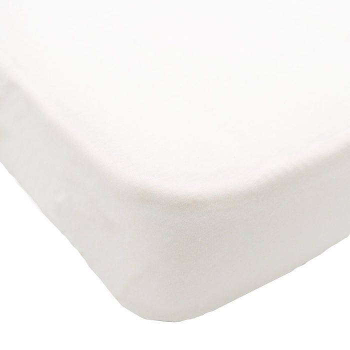 BABYCALIN Drap Housse Bébé Ecru 60 x 120 cm Jersey 130gr/m²