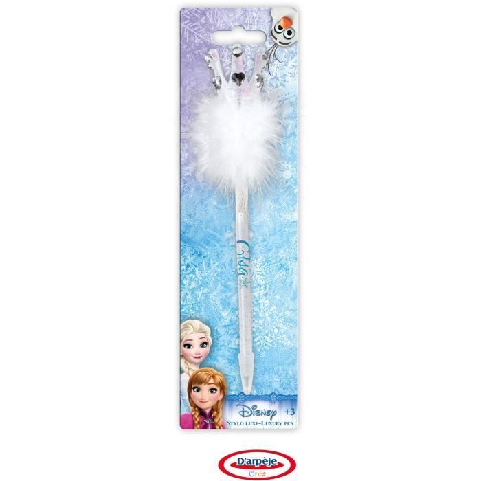 FROZEN - Stylo avec couronne - Blanc