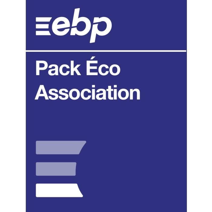 EBP Pack Eco Association - Dernière version - Ntés Légales incluses