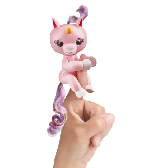 FINGERLINGS Bébé Licorne Rose Interactive