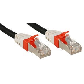LINDY Câble réseau patch cat.6A S/FTP PIMF Premium - Cuivre - 10 Gbit - 500Mhz - LSOH - 20m - Noir