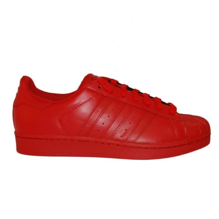 adidas superstar pharrell rouge,Adidas Superstar 1 Pharrell Supercolour  Rouge Homme