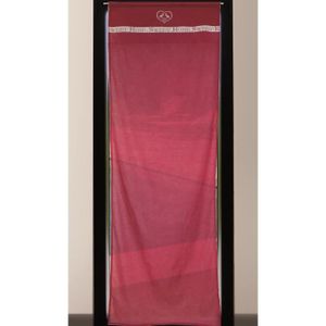 SOLEIL D'OCRE Brise-bise brodé Sweet Home 100% coton 70x200 cm rouge et blanc