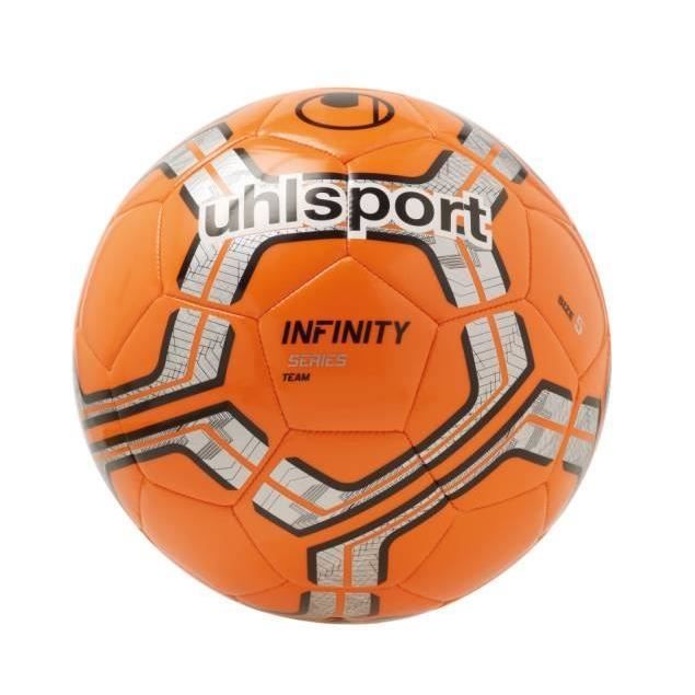UHLSPORT Ballon de football Infinity Team - Rouge et noir - Taille 5