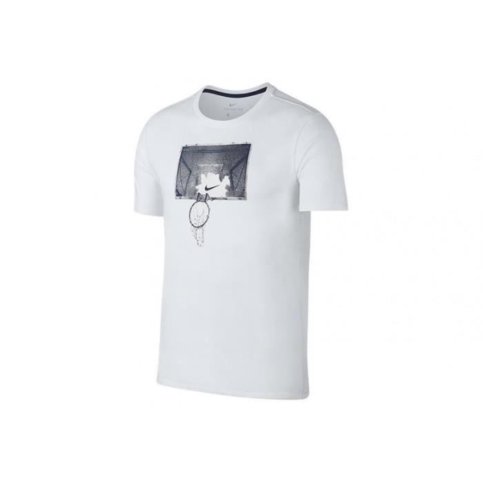 NIKE T-shirt Shattered - Homme - Blanc