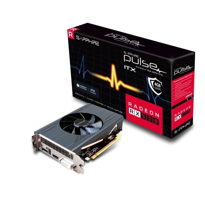 SAPPHIRE Carte graphique Pulse Radeon RX 570 4 Go OC (UEFI)