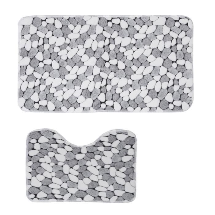 lot de 2 tapis de bain antidrapant bb78 50cm douche baignoirevelours de corail - Tapis De Bain Antiderapant lot de 2 tapis de bain antidrapant bb78 50cm douche baignoirevelours de corail - Tapis De Bain Antiderapant