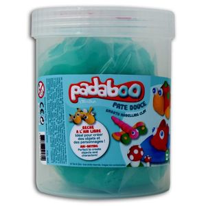PADABOO Seau de 250g de pâte ? modeler - verte