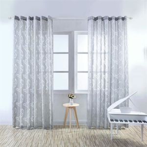 Winomo Voile Rideau Transparent Paire Porte écharpe Pour - 