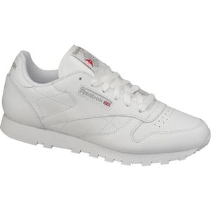 reebok leather femme blanche