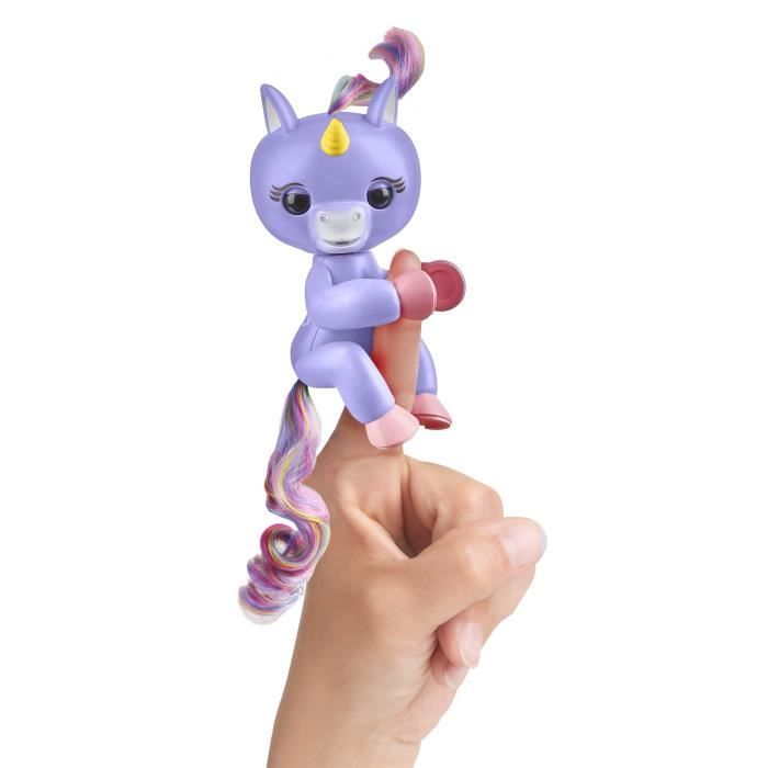 FINGERLINGS Bébé Licorne Bleue Interactive