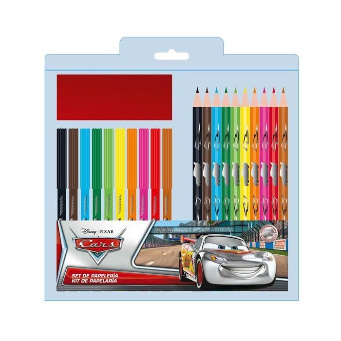 Set coloriage 20 pièces Cars Achat Vente crayon de f dis