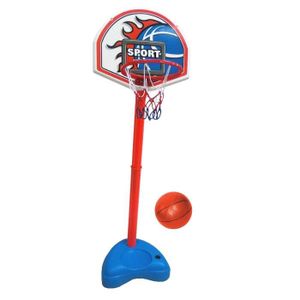 CDTS Panneau de basket 31x43 cm sur Pied avec Base Lestable + Ballon de Basket