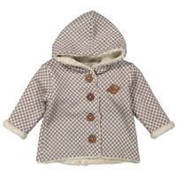 VESTE DIRKJE Veste Capuche Fourrée Beige Enfant Fille VESTE DIRKJE Veste Capuche Fourrée Beige Enfant Fille