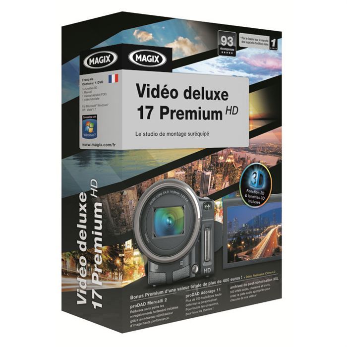 17 PREMIUM   Achat / Vente CREATION NUMERIQUE MAGIX VIDEO DELUXE 17