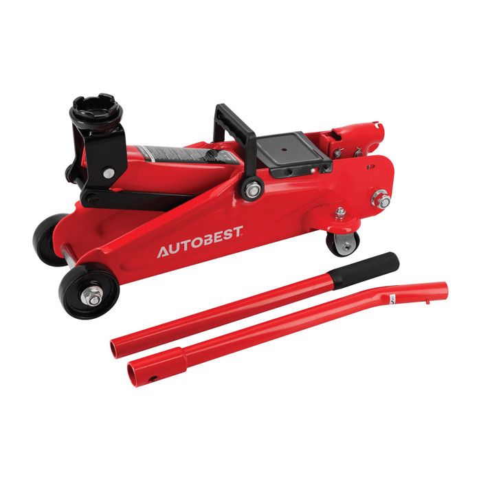 AUTOBEST Cric Hydraulique Roulant 1,5 T Levage de 135 à 340 mm