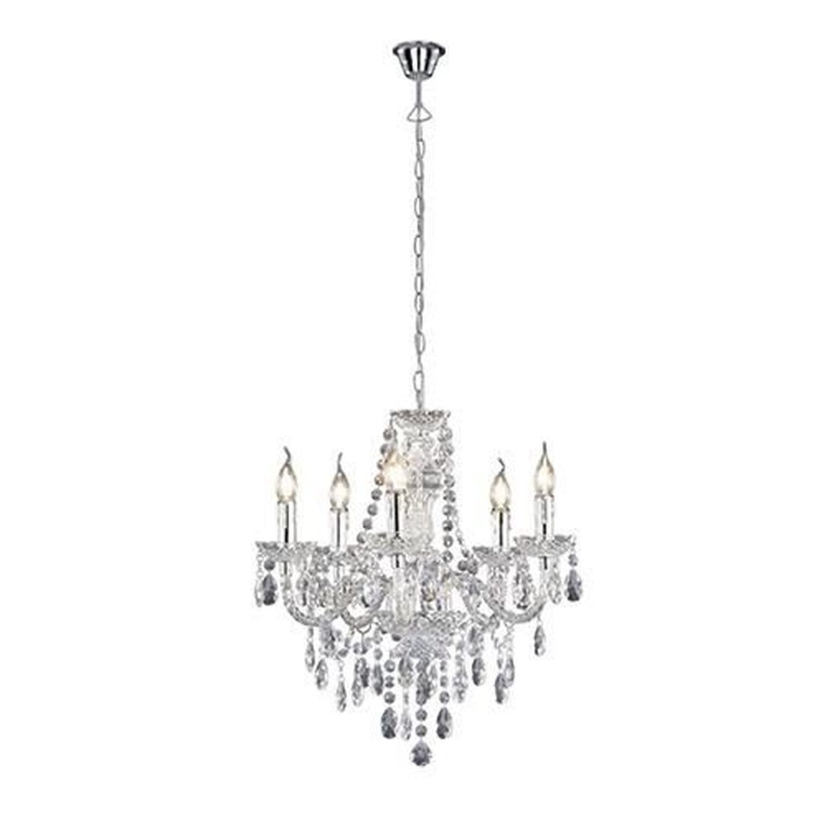 Lustre pampilles Transparent 40 W - ELEONORE K0003233 ...