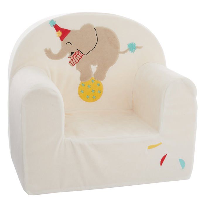 BABYCALIN Fauteuil Club Bébé Déhoussable Circus 25 cm